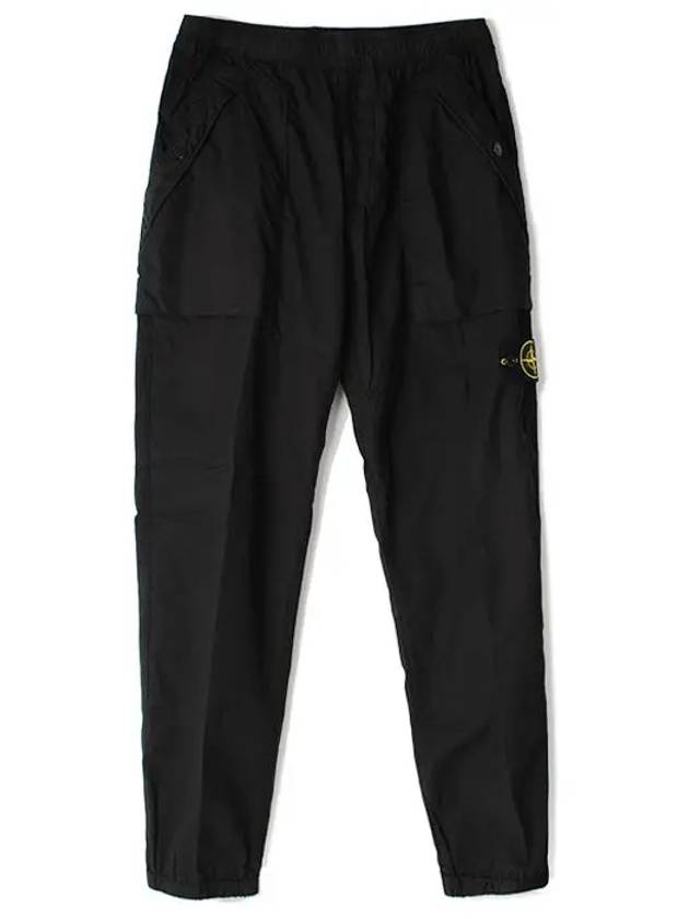 Wappen Logo Straight Pants Black - STONE ISLAND - BALAAN 2