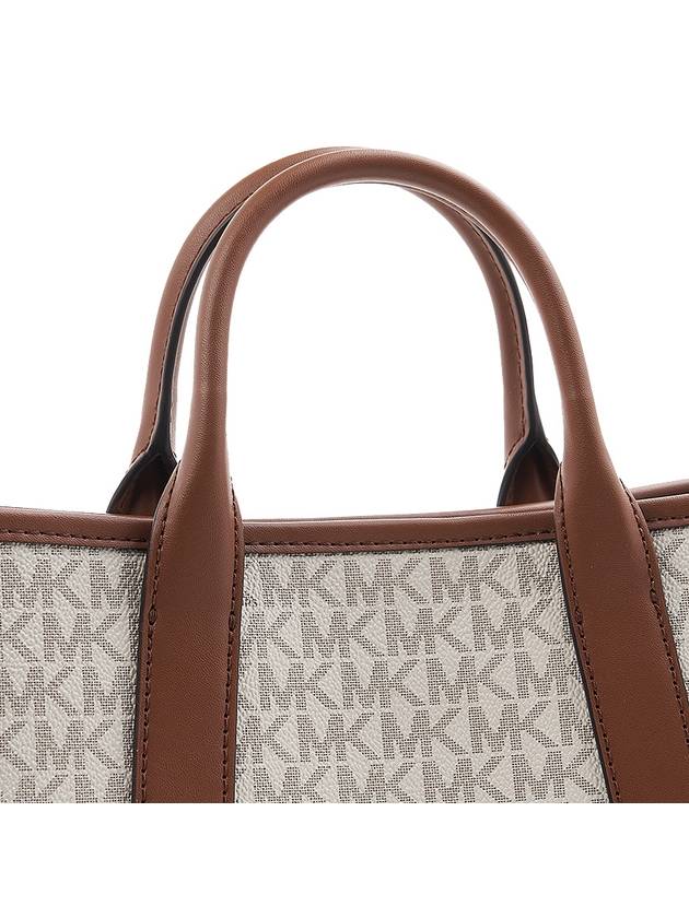 Luisa Small Signature Logo Satchel Tote Bag Vanilla - MICHAEL KORS - BALAAN 8