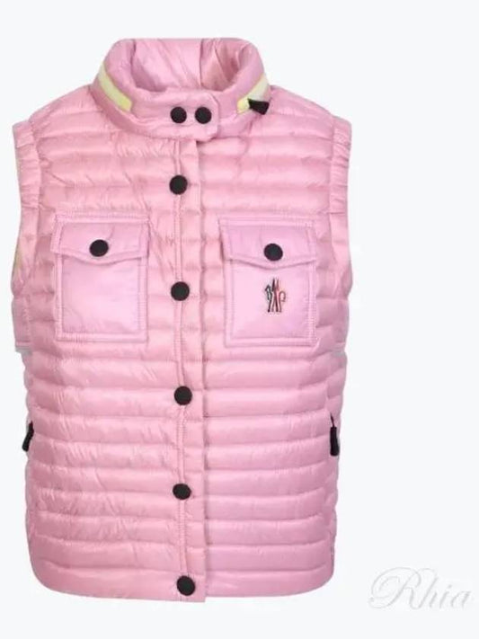 Gumiane Quilted Vest Pink - MONCLER - BALAAN 2