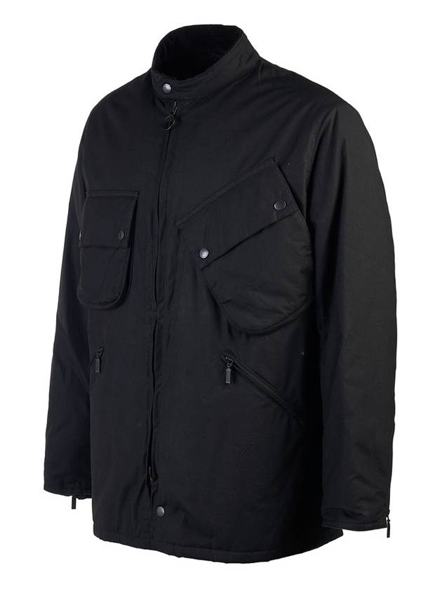 Harlem Wax Jacket Black - BARBOUR - BALAAN 3