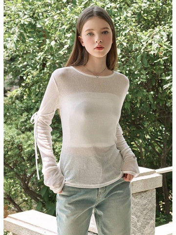 Pop loose fit see through knit - MICANE - BALAAN 1