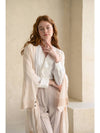 Caisienne Split Sleeve Long Cardigan_Ivory - CAHIERS - BALAAN 5