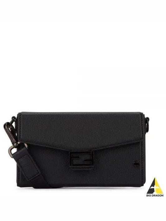 Soft Trunk Baguette Leather Phone Pouch - FENDI - BALAAN 2