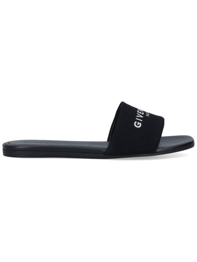 4G Logo Print Slippers Black - GIVENCHY - BALAAN 2