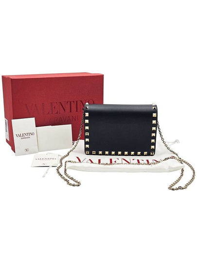 Valentino PW2P0249 Garavani Rockstud Mini Chain Shoulder Bag - VALENTINO - BALAAN 2