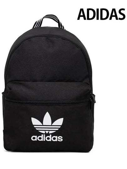 Adicolor Logo Print Backpack Black - ADIDAS - BALAAN 2