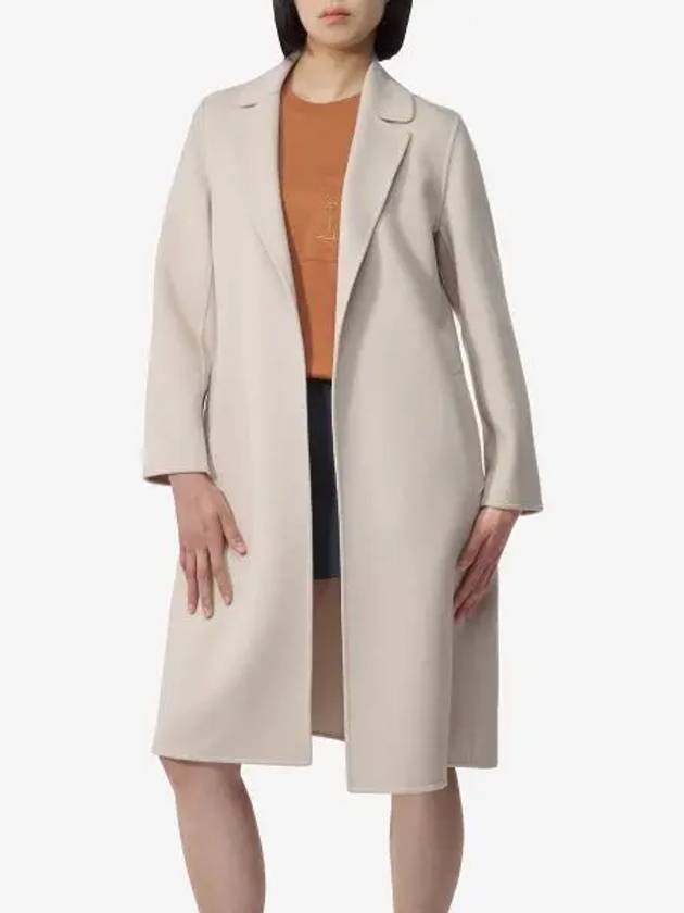 Pauline Wool Single Coat White - S MAX MARA - BALAAN 2