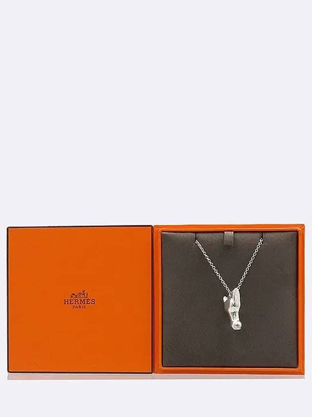 gallop silver necklace - HERMES - BALAAN 5