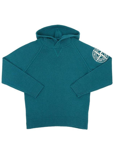 Kids Hooded Knit 7716508A1 V0023 10A12A - STONE ISLAND - BALAAN 1