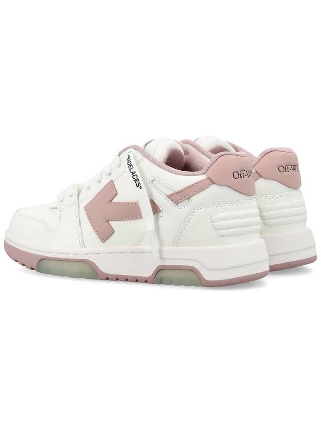 Out Of Office Low Top Sneakers White Pink - OFF WHITE - BALAAN 5