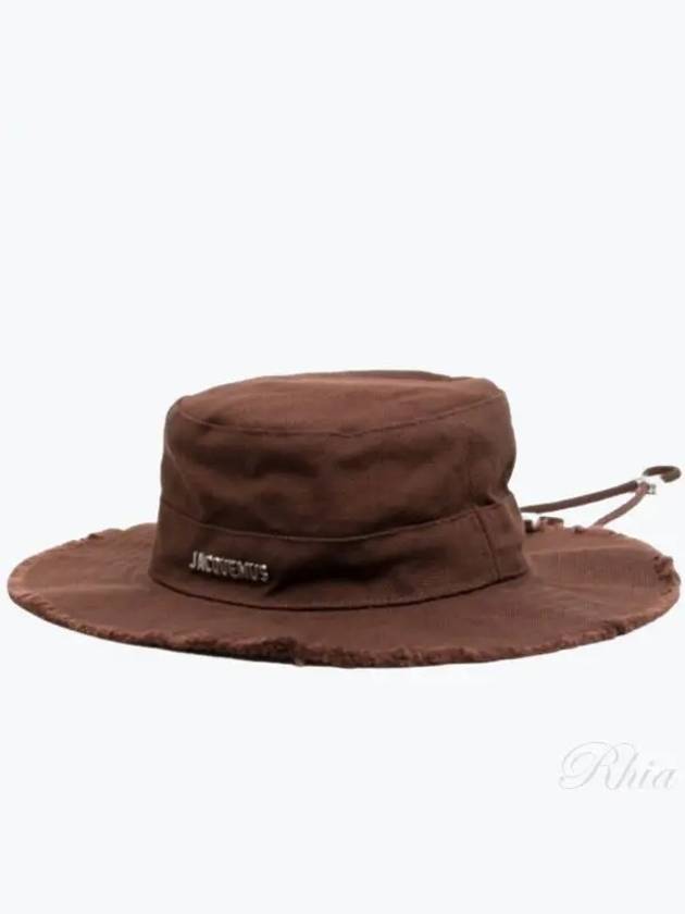 Le Bob Artichaut Cotton Bucket Hat Brown - JACQUEMUS - BALAAN 2