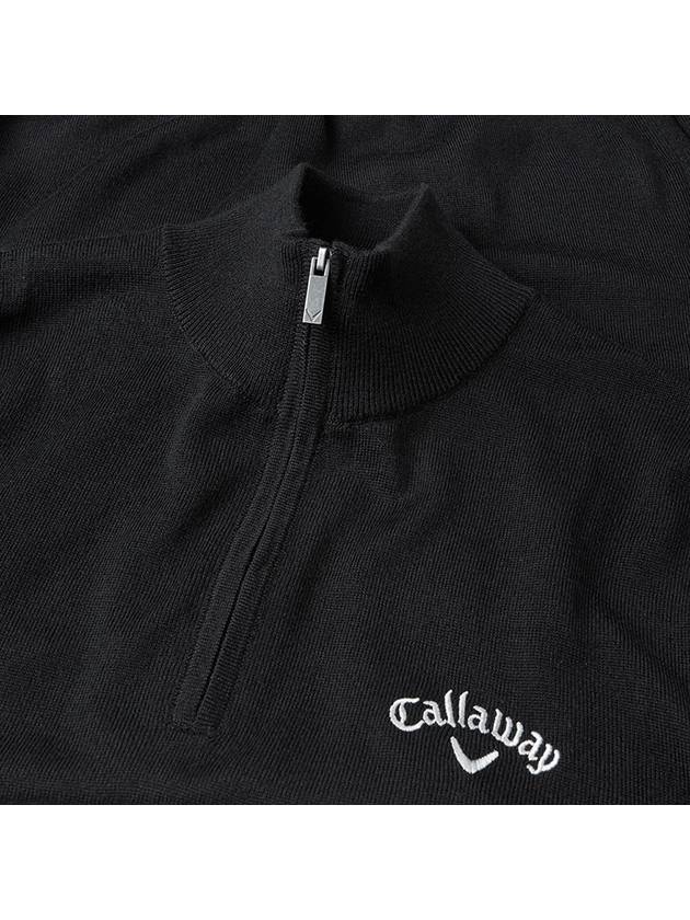 Blended Merino Quarter Zip Sweater - CALLAWAY GOLF - BALAAN 3