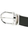 Horseshoe Stainless Steel Buckle Belt Black - MONTBLANC - BALAAN 5