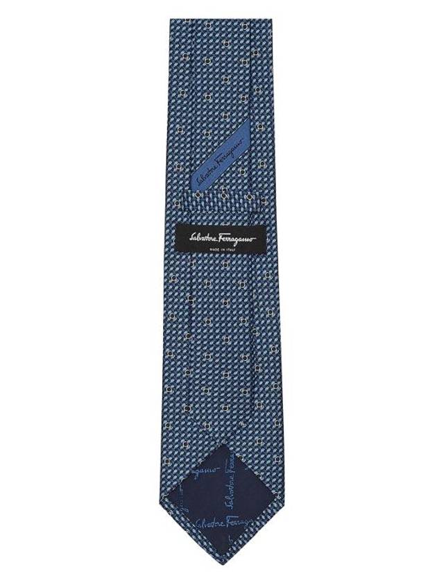 Tie 350263 731639 Free Navy Blue - SALVATORE FERRAGAMO - BALAAN 3