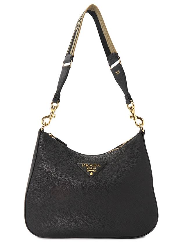 Leather Bag Black - PRADA - BALAAN 7