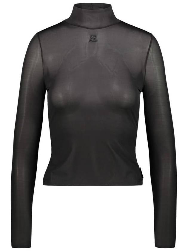 Courrèges Mockneck Second Skin Top Clothing - COURREGES - BALAAN 1