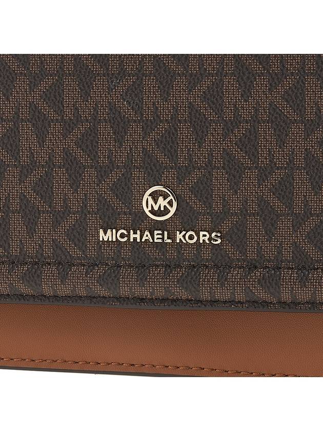 Jet Set Small Logo Smartphone Convertible Cross Bag Brown - MICHAEL KORS - BALAAN 8