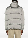 41419 Nylon Metal Econyl Hooded Down Jacket Grey - STONE ISLAND - BALAAN 11