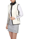 Women's Holma Quilt Hybrid Vest Whisper White - J.LINDEBERG - BALAAN 6