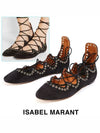 Leo Strap Sandals Black - ISABEL MARANT - BALAAN.