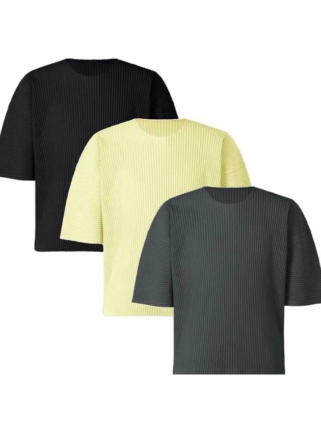 Homme Plissé Monthly Color Short Sleeve TShirt JK103 - ISSEY MIYAKE - BALAAN 1