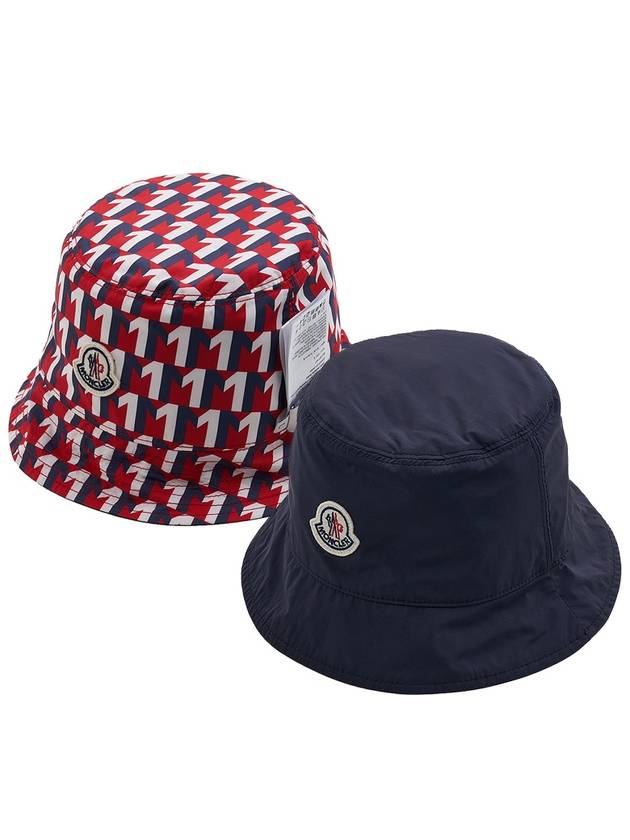 Reversible Bucket Hat Night Blue - MONCLER - BALAAN 2