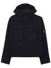 Men's Shell R Lens Wappen Hooded Jacket Black - CP COMPANY - BALAAN 2