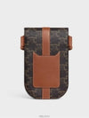 Triomphe Phone Pouch Mini Bag Tan - CELINE - BALAAN 7