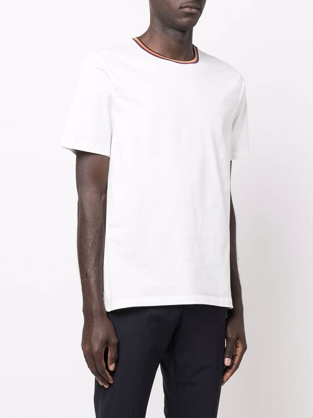 round neck short sleeve t-shirt white - PAUL SMITH - BALAAN 3