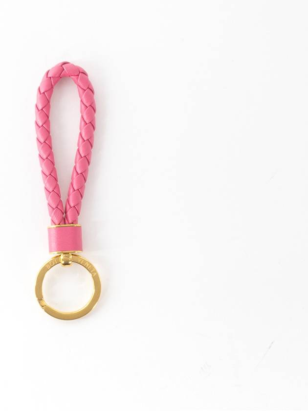 Intrecchio key ring pink - BOTTEGA VENETA - BALAAN 1