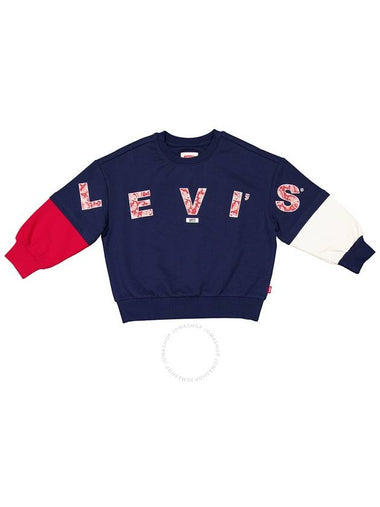 Levi's Boys Colorblock Pullover Jumper - Blue, Size 4 - LEVI'S - BALAAN 1