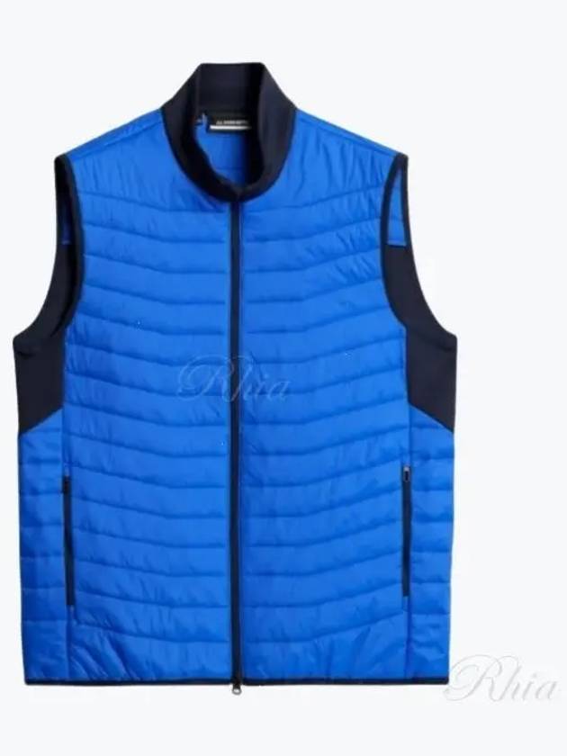 Men's Holden Quilt Hybrid Vest Club Blue - J.LINDEBERG - BALAAN 2