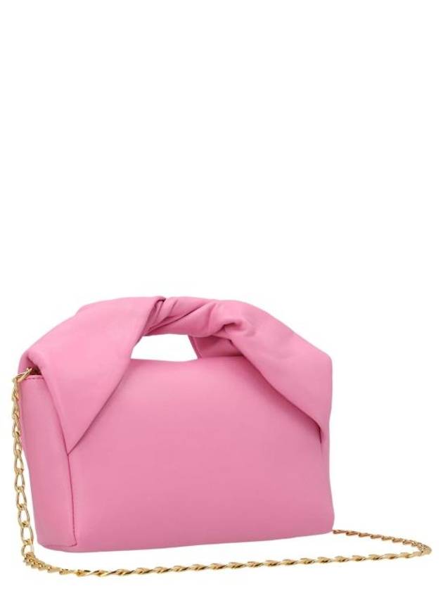 Twister Leather Medium Tote Bag Pink - JW ANDERSON - BALAAN 3