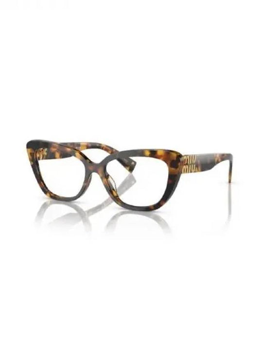 Havana cat eye frame glasses - MIU MIU - BALAAN 1