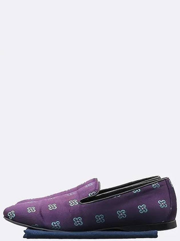 Purple color men s slip on loafers 7 250MM - PRADA - BALAAN 1