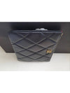 19 Clutch Medium Black Clutch Bag 19 Clutch Goat Skin AP0951 - CHANEL - BALAAN 7