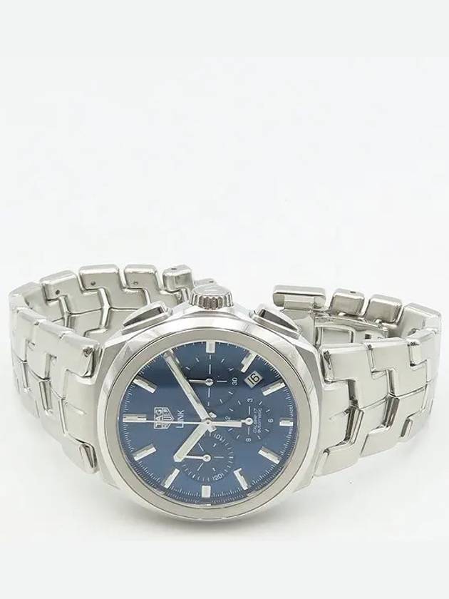 CBC2112 BA0603 Link 41MM Chronograph Blue Dial Automatic Men s Watch - TAG HEUER - BALAAN 2