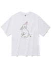 Rabbit Short Sleeve T Shirt White - RADINEO - BALAAN 1