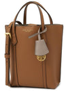 Perry Mini Tote Bag Brown - TORY BURCH - BALAAN 3