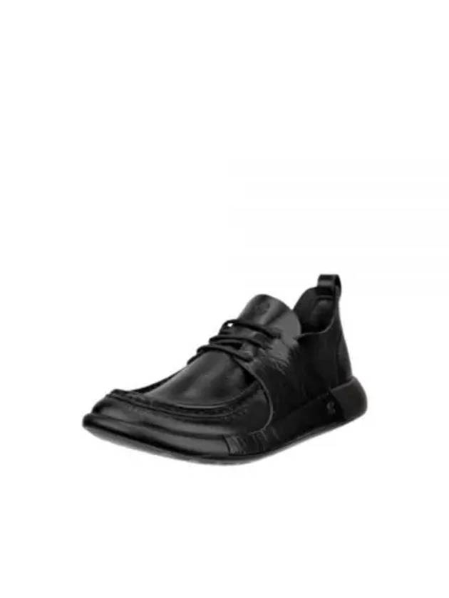 Cozmo Moccasin Low Top Sneakers Black - ECCO - BALAAN 2