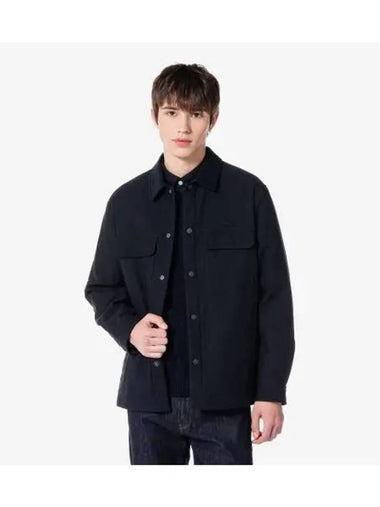 Men s Corduroy Outer Shirt Dark Navy - LACOSTE - BALAAN 1