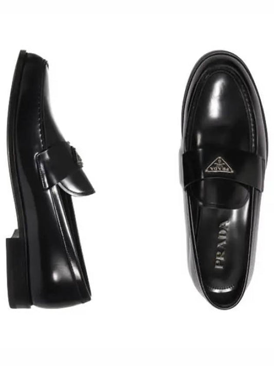 triangle logo loafers men - PRADA - BALAAN 1