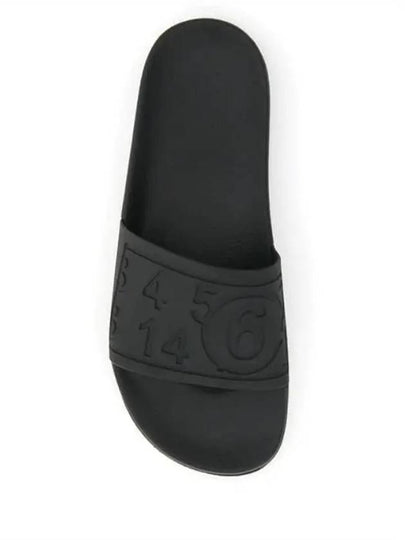 Number Logo Slippers Black - MAISON MARGIELA - BALAAN 2