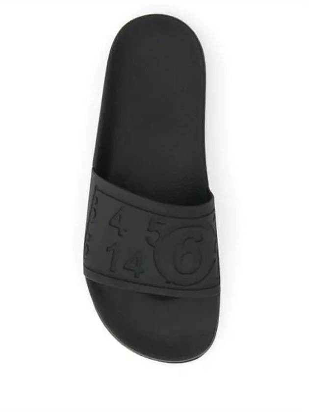 Number Logo Slippers Black - MAISON MARGIELA - BALAAN 2