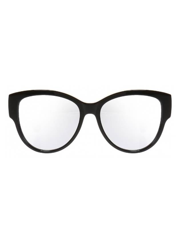 Eyewear Silver Logo Sunglasses Black - SAINT LAURENT - BALAAN 1