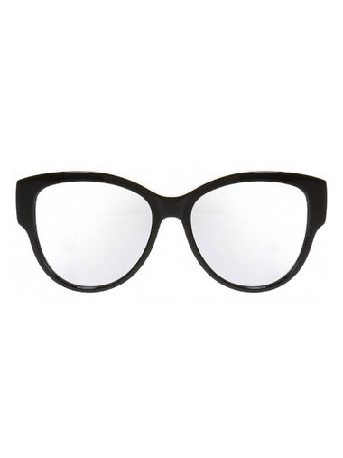 Eyewear Silver Logo Sunglasses Black - SAINT LAURENT - BALAAN 1