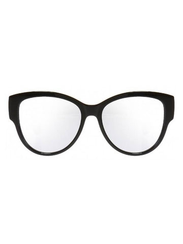 Eyewear Silver Logo Sunglasses Black - SAINT LAURENT - BALAAN 1