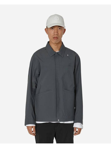 Stellina 3L Nylon Shirt Jacket Grey - STONE ISLAND - BALAAN 1