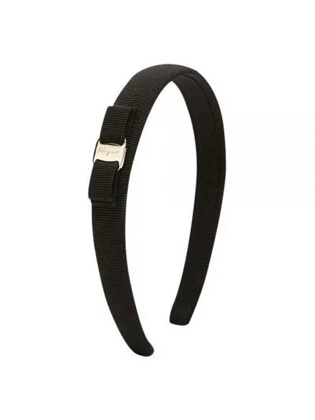 Vara Bow Headband Black - SALVATORE FERRAGAMO - BALAAN 2