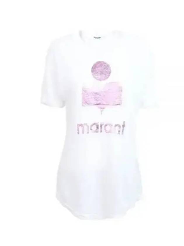 Coldy logo short sleeve t shirt pink TS0004FAA1N10EPKWH - ISABEL MARANT - BALAAN 1